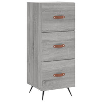 Thumbnail for Highboard Grau Sonoma 34,5x34x180 cm Holzwerkstoff