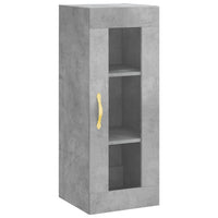 Thumbnail for Highboard Betongrau 34,5x34x180 cm Holzwerkstoff