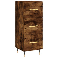 Thumbnail for Highboard Räuchereiche 34,5x34x180 cm Holzwerkstoff