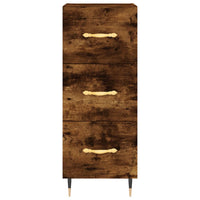 Thumbnail for Highboard Räuchereiche 34,5x34x180 cm Holzwerkstoff