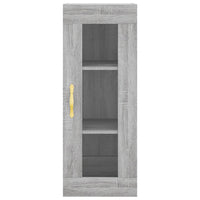 Thumbnail for Highboard Grau Sonoma 34,5x34x180 cm Holzwerkstoff