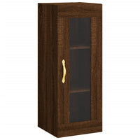 Thumbnail for Highboard Braun Eichen-Optik 34,5x34x180 cm Holzwerkstoff