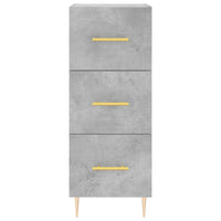 Thumbnail for Highboard Betongrau 34,5x34x180 cm Holzwerkstoff