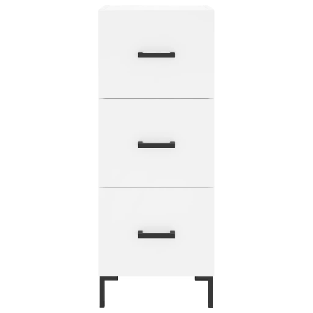 Highboard Weiß 34,5x34x180 cm Holzwerkstoff