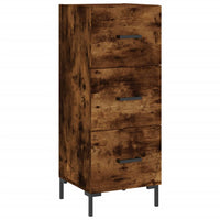 Thumbnail for Highboard Räuchereiche 34,5x34x180 cm Holzwerkstoff