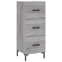 Thumbnail for Highboard Grau Sonoma 34,5x34x180 cm Holzwerkstoff