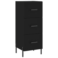 Thumbnail for Highboard Schwarz 34,5x34x180 cm Holzwerkstoff
