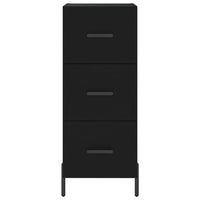 Thumbnail for Highboard Schwarz 34,5x34x180 cm Holzwerkstoff