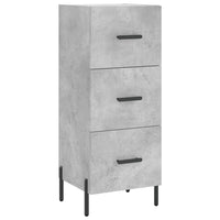 Thumbnail for Highboard Betongrau 34,5x34x180 cm Holzwerkstoff