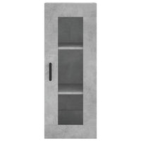 Thumbnail for Highboard Betongrau 34,5x34x180 cm Holzwerkstoff