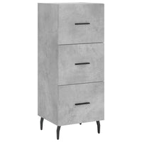 Thumbnail for Highboard Betongrau 34,5x34x180 cm Holzwerkstoff