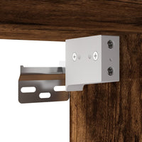 Thumbnail for Highboard Räuchereiche 34,5x34x180 cm Holzwerkstoff