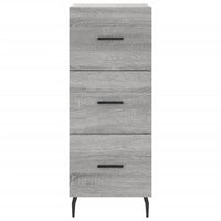 Thumbnail for Highboard Grau Sonoma 34,5x34x180 cm Holzwerkstoff