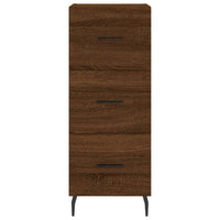 Thumbnail for Highboard Braun Eichen-Optik 34,5x34x180 cm Holzwerkstoff