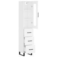 Thumbnail for Highboard Weiß 34,5x34x180 cm Holzwerkstoff