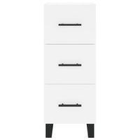 Thumbnail for Highboard Weiß 34,5x34x180 cm Holzwerkstoff
