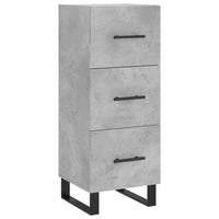 Thumbnail for Highboard Betongrau 34,5x34x180 cm Holzwerkstoff