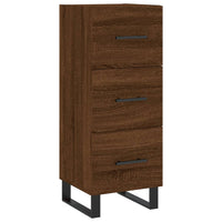 Thumbnail for Highboard Braun Eichen-Optik 34,5x34x180 cm Holzwerkstoff