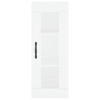 Thumbnail for Highboard Weiß 34,5x34x180 cm Holzwerkstoff