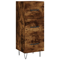 Thumbnail for Highboard Räuchereiche 34,5x34x180 cm Holzwerkstoff