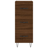 Thumbnail for Highboard Braun Eichen-Optik 34,5x34x180 cm Holzwerkstoff