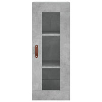 Thumbnail for Highboard Betongrau 34,5x34x180 cm Holzwerkstoff