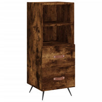 Thumbnail for Highboard Räuchereiche 34,5x34x180 cm Holzwerkstoff