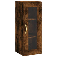Thumbnail for Highboard Räuchereiche 34,5x34x180 cm Holzwerkstoff
