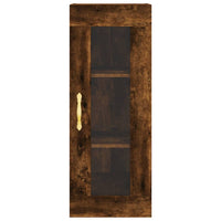 Thumbnail for Highboard Räuchereiche 34,5x34x180 cm Holzwerkstoff