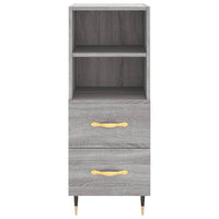 Thumbnail for Highboard Grau Sonoma 34,5x34x180 cm Holzwerkstoff
