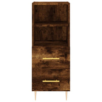 Thumbnail for Highboard Räuchereiche 34,5x34x180 cm Holzwerkstoff