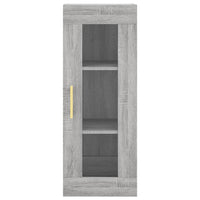 Thumbnail for Highboard Grau Sonoma 34,5x34x180 cm Holzwerkstoff