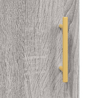 Thumbnail for Highboard Grau Sonoma 34,5x34x180 cm Holzwerkstoff
