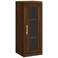 Thumbnail for Highboard Braun Eichen-Optik 34,5x34x180 cm Holzwerkstoff
