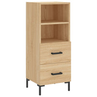 Thumbnail for Highboard Sonoma-Eiche 34,5x34x180 cm Holzwerkstoff