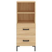 Thumbnail for Highboard Sonoma-Eiche 34,5x34x180 cm Holzwerkstoff