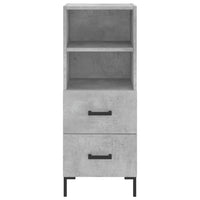 Thumbnail for Highboard Betongrau 34,5x34x180 cm Holzwerkstoff