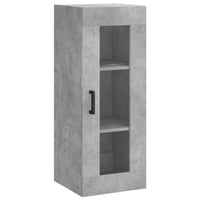 Thumbnail for Highboard Betongrau 34,5x34x180 cm Holzwerkstoff