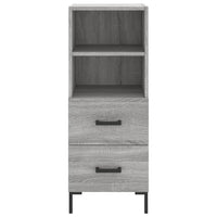 Thumbnail for Highboard Grau Sonoma 34,5x34x180 cm Holzwerkstoff