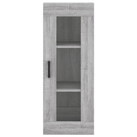 Thumbnail for Highboard Grau Sonoma 34,5x34x180 cm Holzwerkstoff