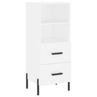 Thumbnail for Highboard Weiß 34,5x34x180 cm Holzwerkstoff