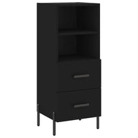 Thumbnail for Highboard Schwarz 34,5x34x180 cm Holzwerkstoff