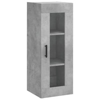Thumbnail for Highboard Betongrau 34,5x34x180 cm Holzwerkstoff