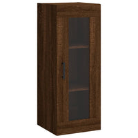 Thumbnail for Highboard Braun Eichen-Optik 34,5x34x180 cm Holzwerkstoff