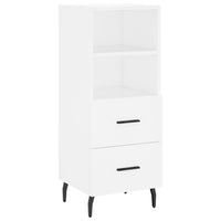 Thumbnail for Highboard Weiß 34,5x34x180 cm Holzwerkstoff