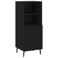 Thumbnail for Highboard Schwarz 34,5x34x180 cm Holzwerkstoff