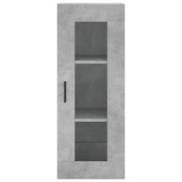 Thumbnail for Highboard Betongrau 34,5x34x180 cm Holzwerkstoff