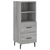 Thumbnail for Highboard Grau Sonoma 34,5x34x180 cm Holzwerkstoff