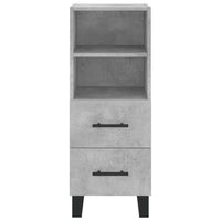 Thumbnail for Highboard Betongrau 34,5x34x180 cm Holzwerkstoff