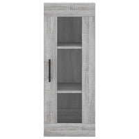 Thumbnail for Highboard Grau Sonoma 34,5x34x180 cm Holzwerkstoff